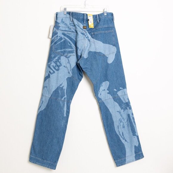 G-Star Elwood Jeans Limited Edition 3D Denim Dance Maxwell Vice Unisex 34x32 - Picture 3 of 16